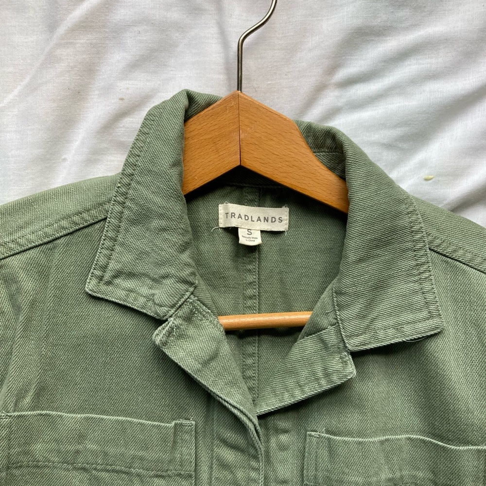 Tradlands Olive Green Utility Jumpsuit